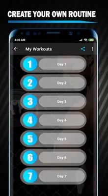 Dumbbell Workout Exercise android App screenshot 1