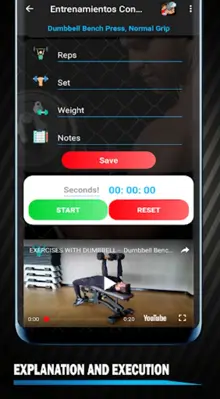 Dumbbell Workout Exercise android App screenshot 2