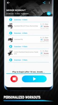 Dumbbell Workout Exercise android App screenshot 6